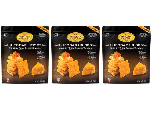 Sonoma Creamery Cheese Crisps (3-10oz Bags)