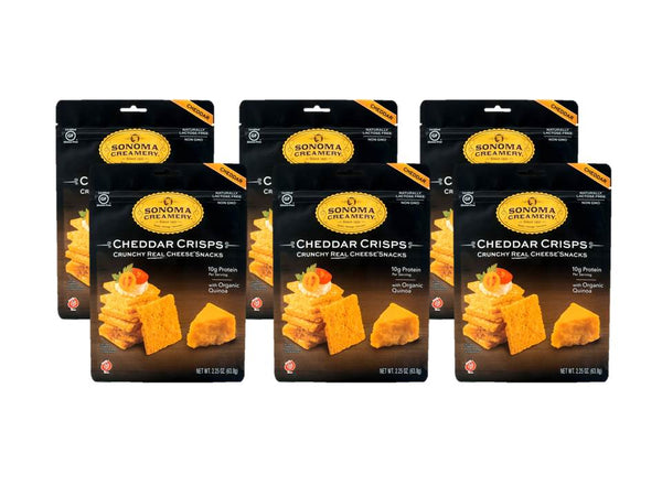 Sonoma Creamery Cheese Crisps (6-2.25oz Bags)
