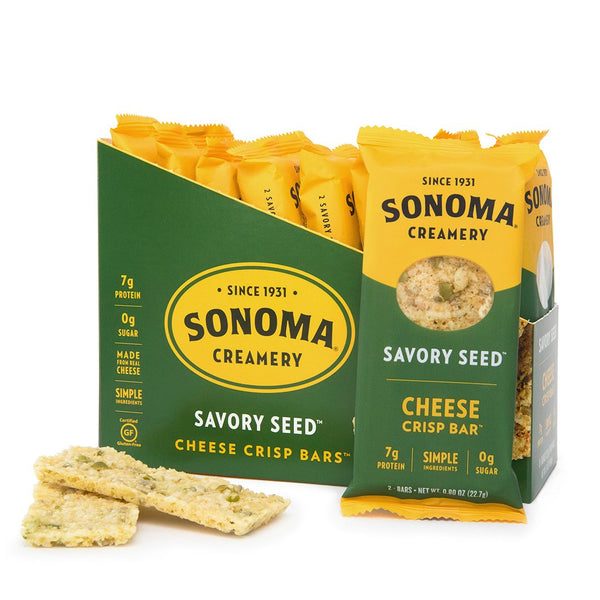 Sonoma Creamery Cheese Crisp Bar (8 Bar Pack)