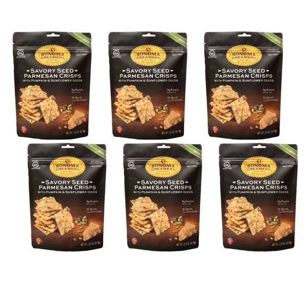 Sonoma Creamery Cheese Crisps (6-2.25oz Bags)